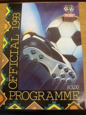 25/07/1993 In South Africa: United Bank International Soccer Festival, Official