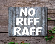 Garden Metal Sign Gift - No