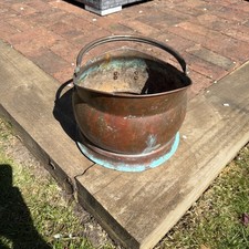 Vintage Copper Coal Scuttle