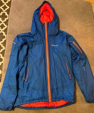 Montane Minimus Hybrid Insulated Waterproof Jacket size Medium - Blue and Orange