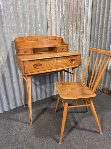 Vintage ercol writing desk mid - ercol,