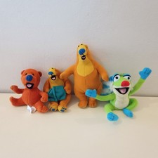 4x McDonald’s Bear In The Big Blue House Treelo, Ojo & Bear Bundle Plush