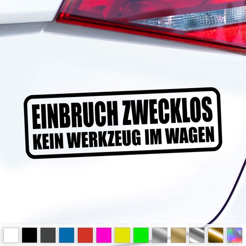 Tool sticker burglary - no,
