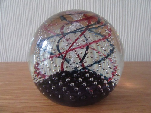 Caithness glass paperweight - glass,