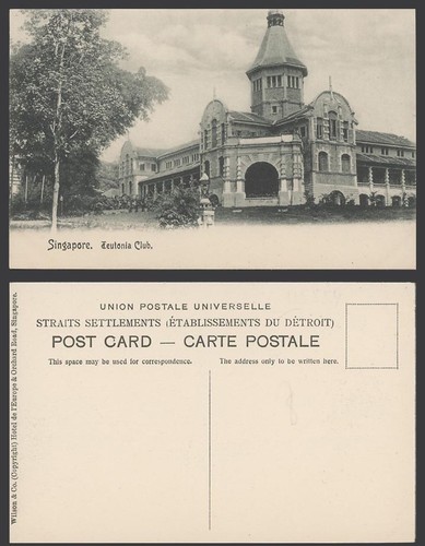 Singapore old postcard - singapore,