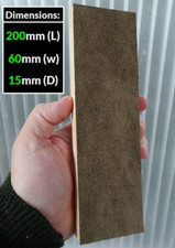 Handmade Wood & Genuine Leather Strop Block for Sharpening Knives & Chisels etc