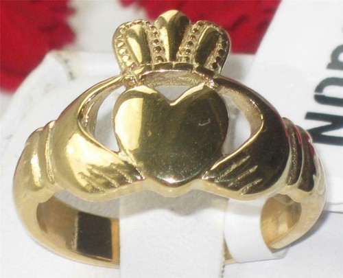 Ladies gold claddagh - claddagh, ring