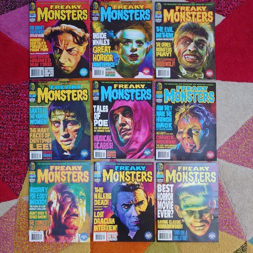 Freaky monsters magazines job - monsters,