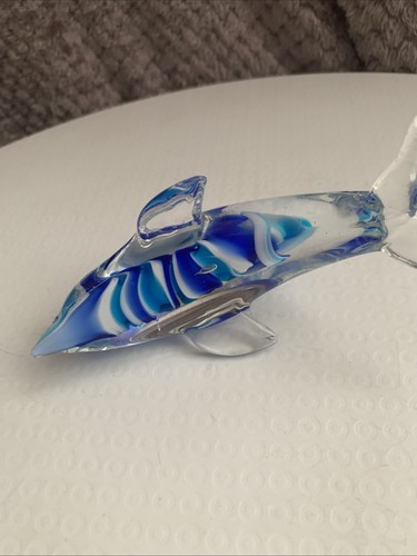 Small blue white clear - /white/clear, glass
