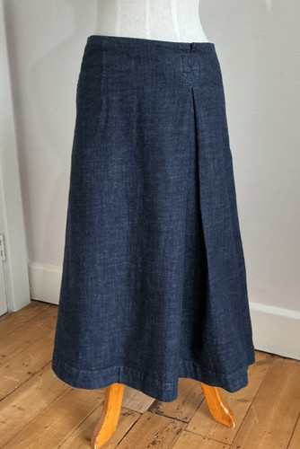 Toast denim skirt waist - denim, 14