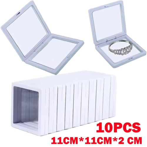 10x 11cm white floating - 11cm,