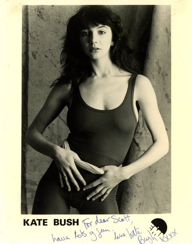 Kate bush signed promotional - bush,