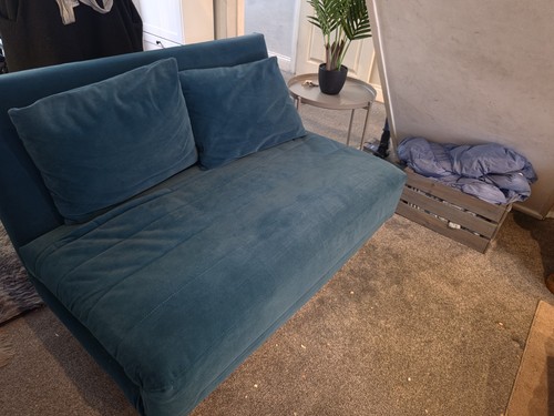 Seater velvet sofa - seater,