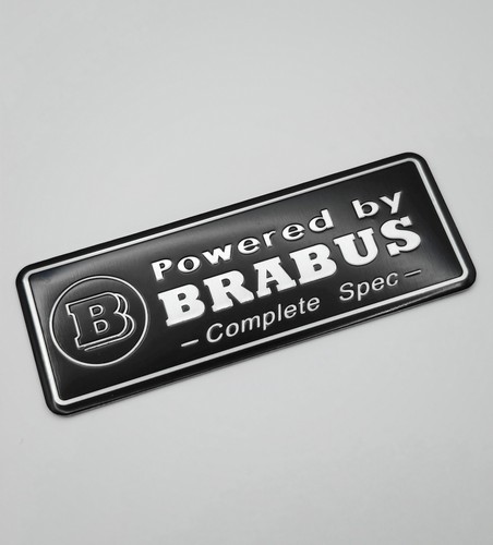 Powered brabus badge emblem - badge,