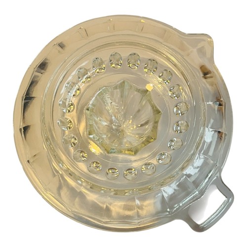 Vintage clear pressed glass - vintage,