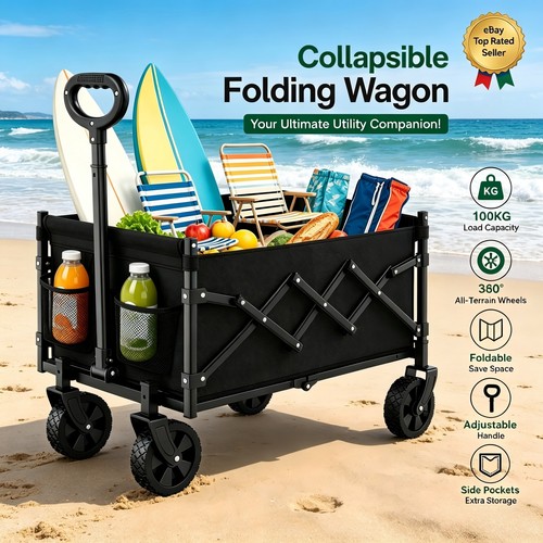 Heavy duty collapsible wagon - heavy,