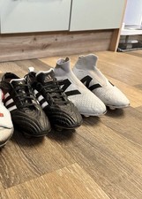 New Balance Tekela V4 Adidas Adipure Football Boots 7.5 soccer leather 