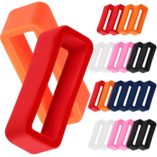 Silicone watch band keeper - band,