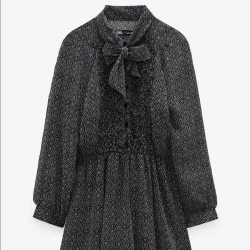 Zara grey multicolour - grey, floral