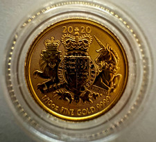2020 1/10oz Royal Arms Gold Coin .9999 Finesse 24ct Tracked Delivery