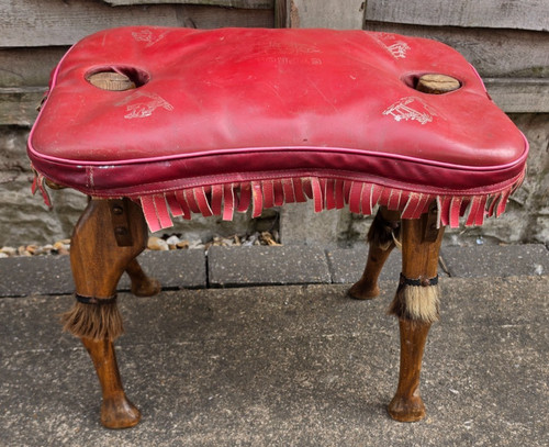 Vintage camel saddle - camel,