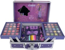 Disney Wish Makeup Vanity Train Case - Lip Smacker Cosmetic Accessories Gift Set