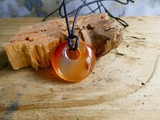 Crystal Gemstone Donut Pendant