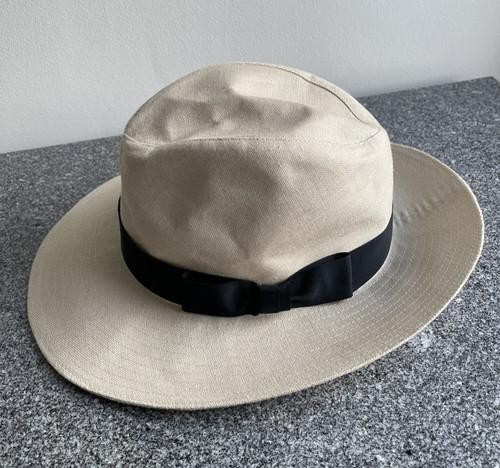 Olney linen foldable panama - linen,