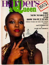 MARSHA HUNT Thea Porter ANNA WINTOUR Harpers & Queen 1972 April RICHARD ELY Nott