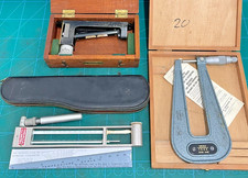 USED ENGINEERING TOOLS MAKERS MECHANISM TESA MICROMETER MASONS HYDROMETER