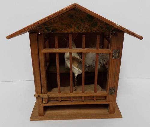 Antique pip squeak toy chicken - antique,