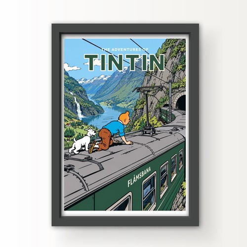 Tintin flamsbana railway - flamsbana,