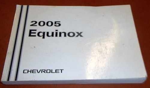 Equinox 2005 owners - , manual