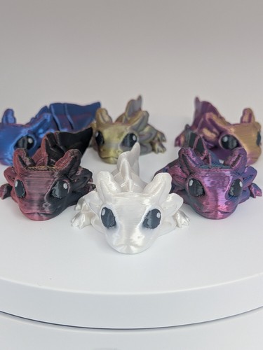 Printed articulated axolotl - 3d,