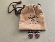 Genuine Hermes Paris 925 Sterling Silver Cufflinks