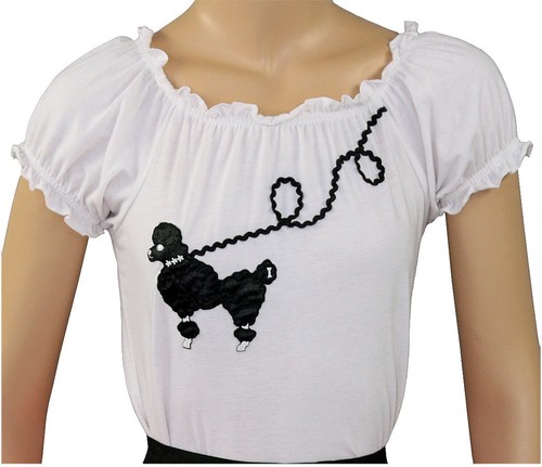 New 50s style white peasant - white,