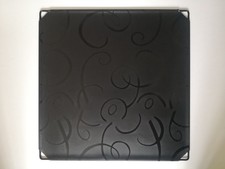 4 x Black Patterned Panels for Pet Indoor Cage, Kitten & Puppies, Storage, Cube