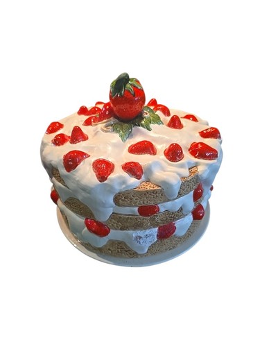 Vintage ceramic strawberry - vintage,