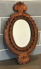Vintage Oval Wall Mirror