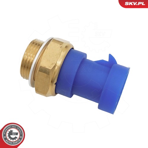 Radiator fan switch for