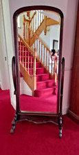 Vintage Cheval Full Length adjustable Mirror 