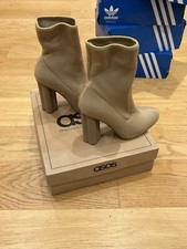 ASOS Beige sock boots Boxed worn once womens/girls UK6