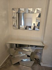 Mirrored Side Table x 2 selling as a pair 