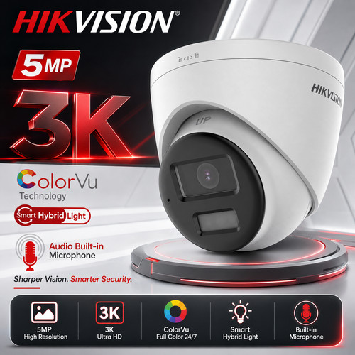 Hikvision 5mp cctv - 3k,