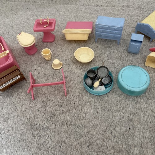 Vintage 1970s plastic dolls - plastic,