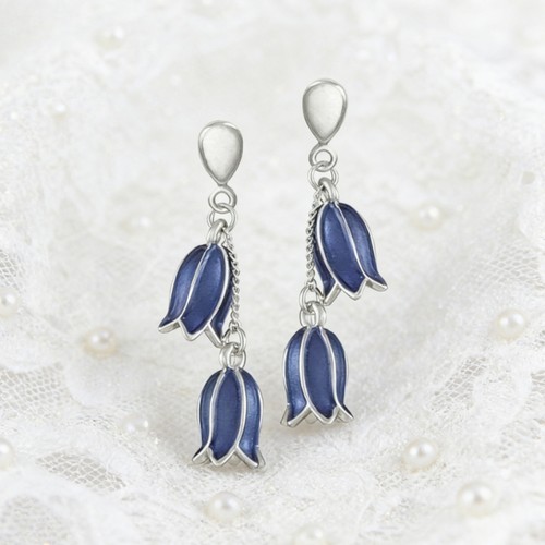 Vintage bluebell enamel - bluebell,