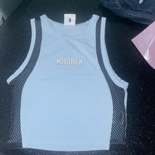 hoodrich light  blue  vest top