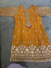 Mehndi Formal Gharara Outfit