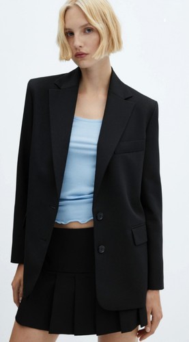 Mango women black - mango, structured