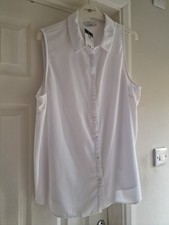 Matalan White Blouse Size 18 